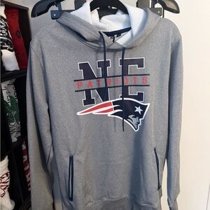 NFL Patriots Gray Hoodie